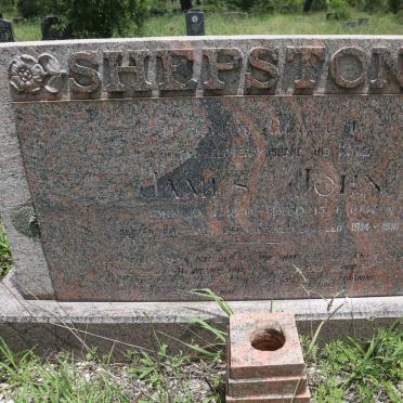 SHEPSTONE James John 1894-1957