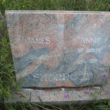 SHORROCK James 1884-1963 &amp; Annie BUCKLEY 1884-1969