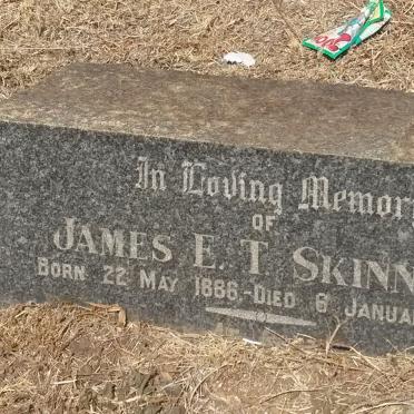 SKINNER James E.T. 1886-1949