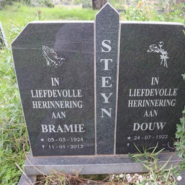 STEYN Douw 1922- &amp; Bramie 1924-2013