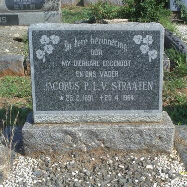 STRAATEN Jacobus P.L., v. 1891-1964