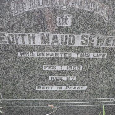 SEWELL Charles -1950 &amp; Edith Maude -1969