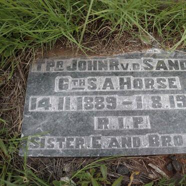 SANDT John R., v.d. 1889-1916