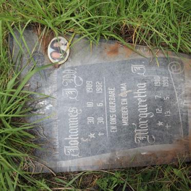 SWANEPOEL Johannes J. 1909-1982 &amp; Margaretha J. 1910-1999