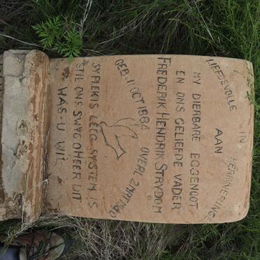 STRYDOM Frederik Hendrik 1884-1940