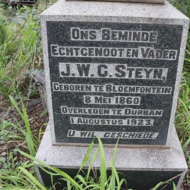 STEYN J.W.C. 1860-1923