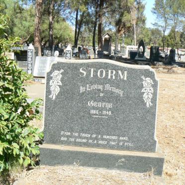 STORM George 1886-1949