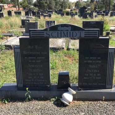 SCHMIDT Abraham Albertus 1908-1965 &amp; Anna Jacoba 1917-2006