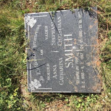 SMITH Stephanus Christiaan 1890-1967 &amp; Anna Catharina DU TOIT 1895-1967