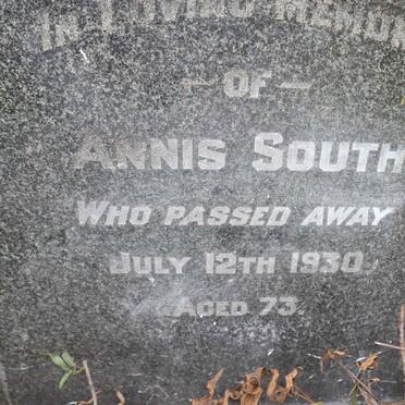 SOUTH Annis -1930