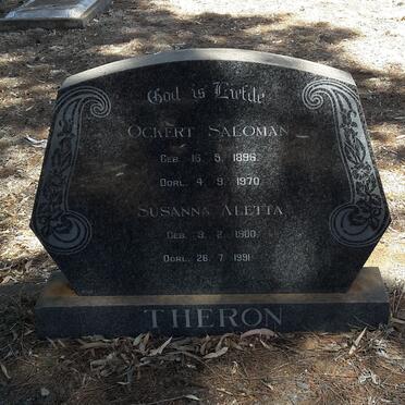 THERON Ockert Saloman 1896-1970 &amp; Susanna Aletta 1900-1991