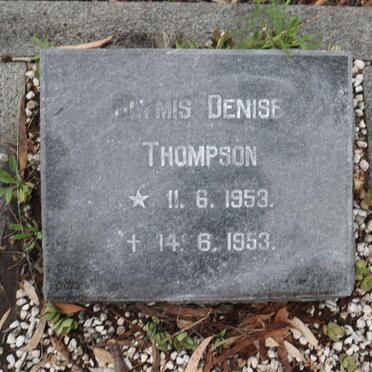 THOMPSON Clymis Denise 1953-1953
