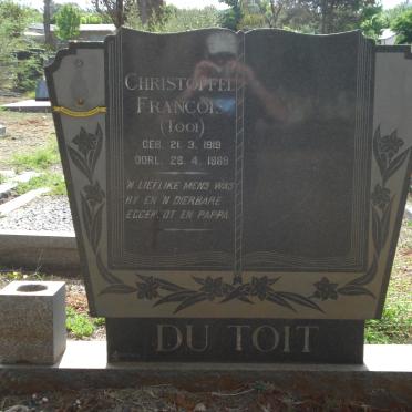 TOIT Christoffel Francois, du 1919-1969