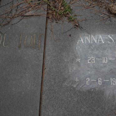TOIT Andries L.J., du 1923-1994 &amp; Anna S.A. 1923-1997