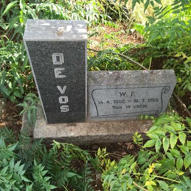 VOS W.F., de 1902-1965