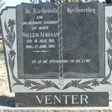 VENTER Willem Adriaan 1913-1969