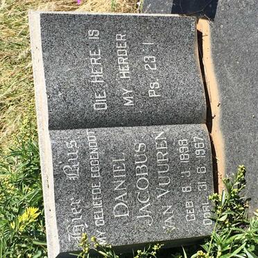 VUUREN Daniel Jacobus, van 1898-1967