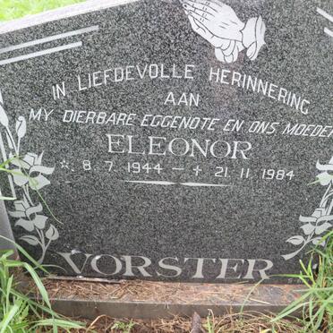 VORSTER Eleonor 1944-1984