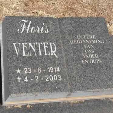 VENTER Floris 1914-2003