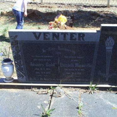 VENTER Johannes Rudolf 1904-1970 &amp; Elizabeth Margaretha STEYN 1904-1979