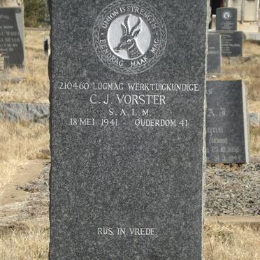 VORSTER C.J. -1941