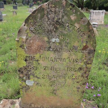 VISAGIE Renie Johanna 1868-1931