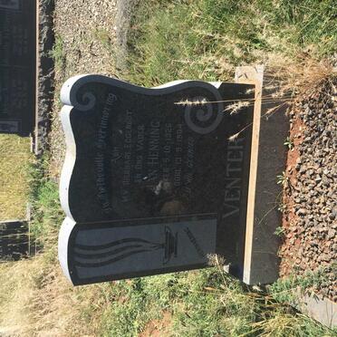 VENTER Jan Henning 1926-1964