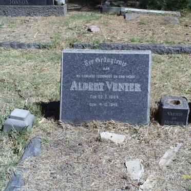 VENTER Albert 1884-1948 &amp; Johanna Hendrina ERASMUS 1893-1964
