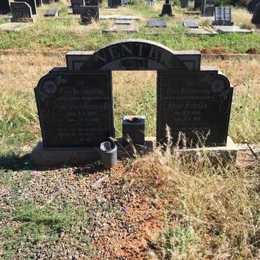 VENTER Andries Johannes H. 1900-1966 &amp; Elsie Fredrika 1906-1989