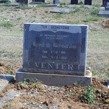 VENTER Hendrik Bernardus 1918-1962