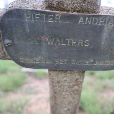 WALTERS Pieter Andrias 1927-1927