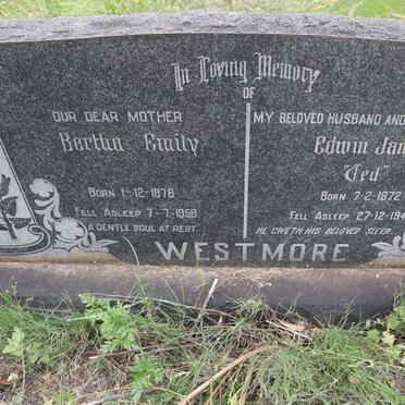WESTMORE Edwin James 1872-1946 &amp; Berta Emily 1878-1958