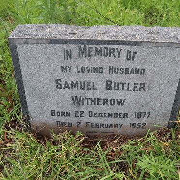 WITHEROW Samuel Butler 1877-1952