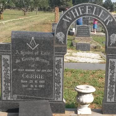 WHEELER Gerrie 1909-1963