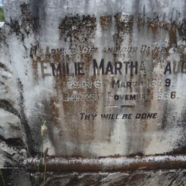 WAUGH Emilie Martha 1879-1936