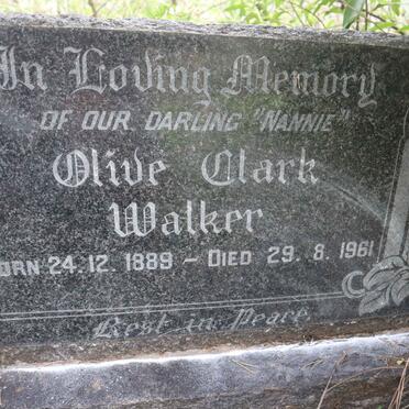 WALKER Olive Clark 1889-1961