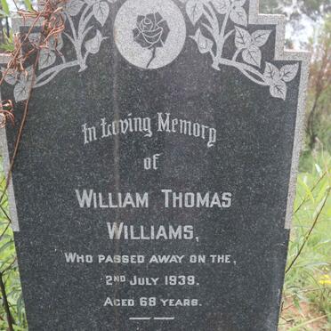 WILLIAMS William Thomas -1939