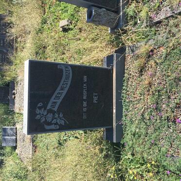 WESTHUIZEN Piet, van der