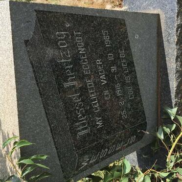 WESSELS Wessel Hertzog 1915-1965