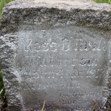 WITHEROW Ross O'Neill 1913-193?