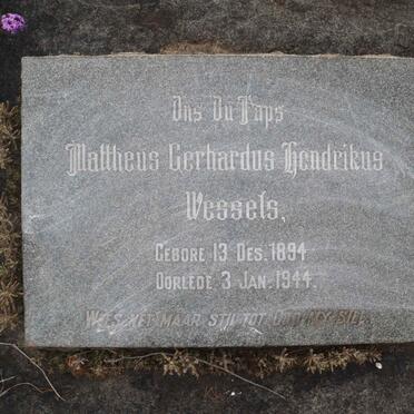 WESSELS Mattheus Gerhardus Hendrikus 1894-1944