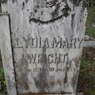 WRIGHT Lydia Mary 1931-1938