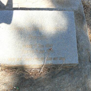 WESSELS Mattheus Gerhardus Hendrikus 1894-1944