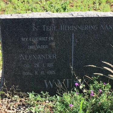 WATSON Alexander 1911-1965