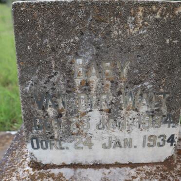 WALT Baby, van der 1934-1934