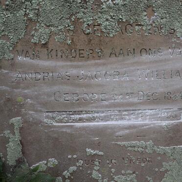 WILLIAMSON Andrias Jacoba 1864-1936