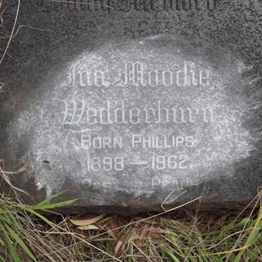 WEDDERBURN Ina Moodie nee PHILLIPS 1898-1962