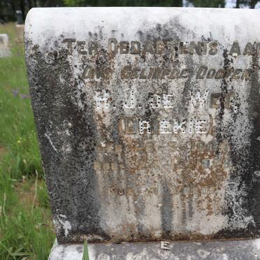 WET H.J., de 1904-1928