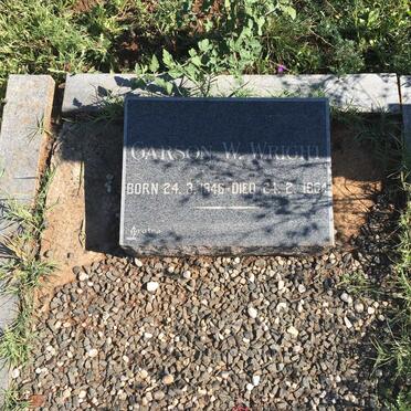 WRIGHT Garson W. 1946-1964