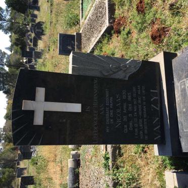 ZYL Nicolaas, van 1930-1965